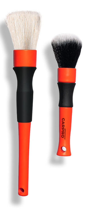 CARPRO Detailing Brushes (Natural Hog Hair Brush & Synthetic Soft Touch Brush)