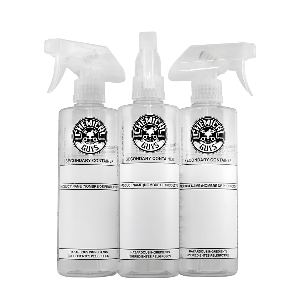 Chemical Guys Secondary Container Sprayer Bottles X3