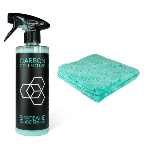 Carbon Collective Speciale SiO2 Ceramic Detailer & Luxe 600GSM Microfibre Kit