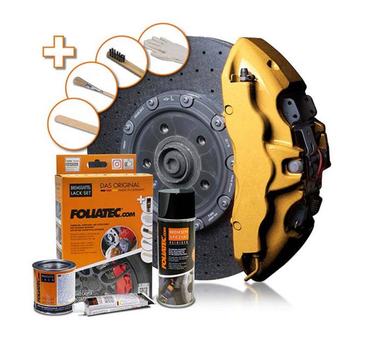 Foliatec Brake Calliper Painting Refurbishing Kit Gold