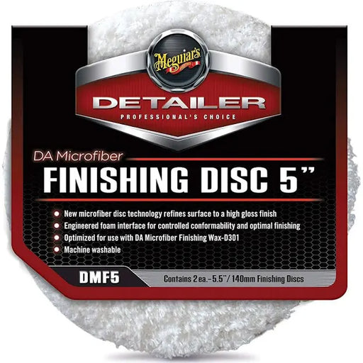 Meguiar’s Detailer DA Microfiber Finishing Disc 5" (2pcs)