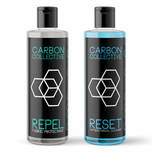 Carbon Collective 500ml Reset Fabric Cleaner & 500ml Repel 2.0 Fabric Protectant