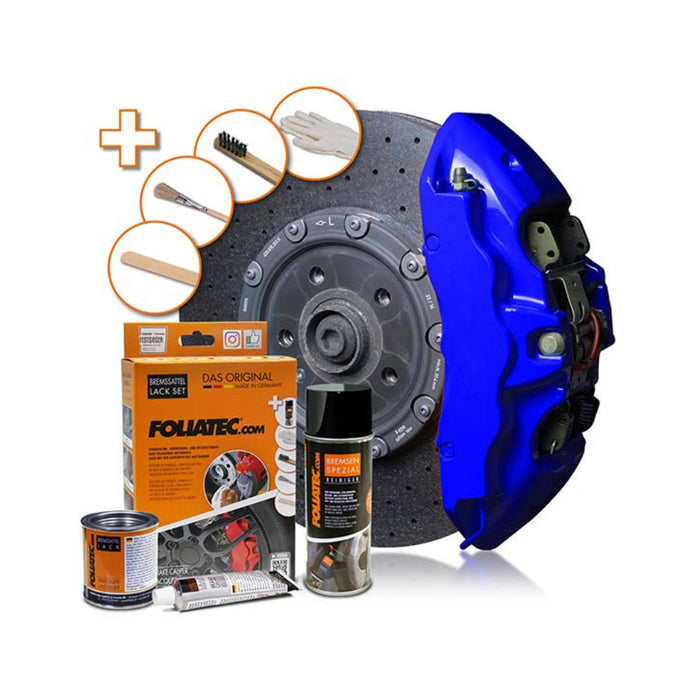 Foliatec Brake Calliper Painting Refurbishing Kit Blue