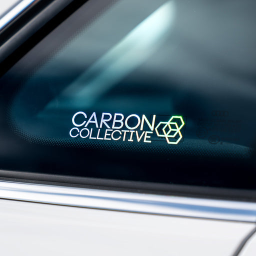 Carbon Collective Window Stickers Oil Slick