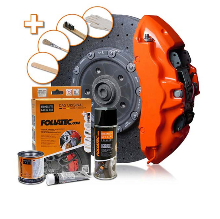 Foliatec Brake Calliper Painting Refurbishing Kit Orange