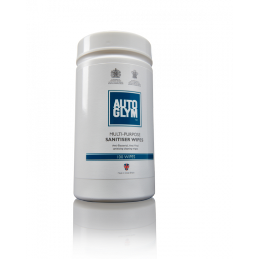 Autoglym Multi Surface Sanitiser Wipes 100 Pack