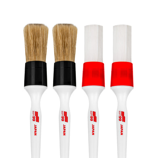 Soft 99 Brushes Interior + Exterior (Pack Of Four)